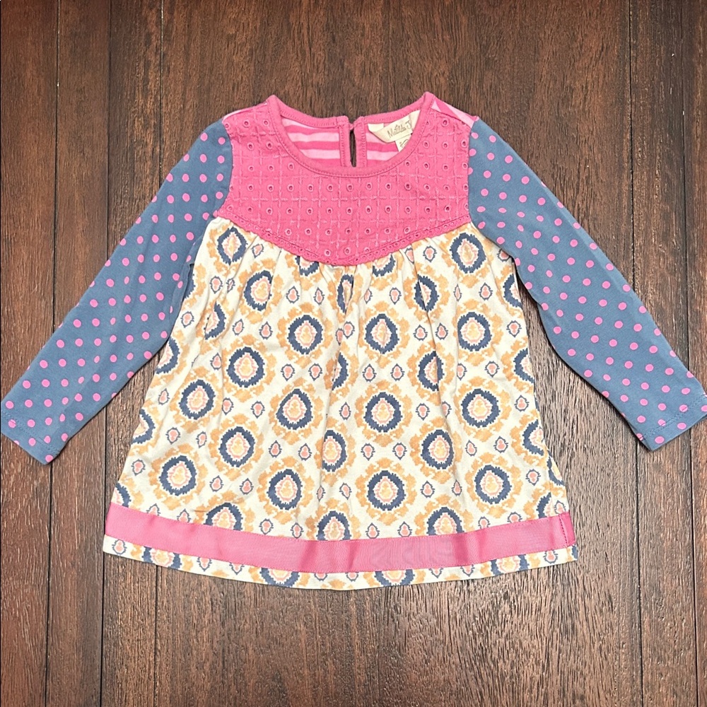 Matilda Jane Toddler Girls Never Grow Old Tunic Size 12-18mo EUC